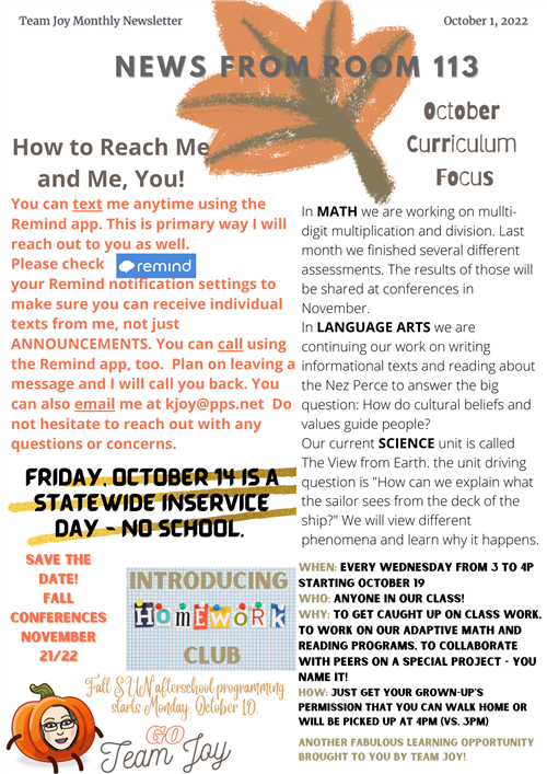 Oct News